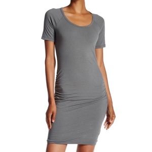 James Perse Ruched Raglan Mini Dress 1